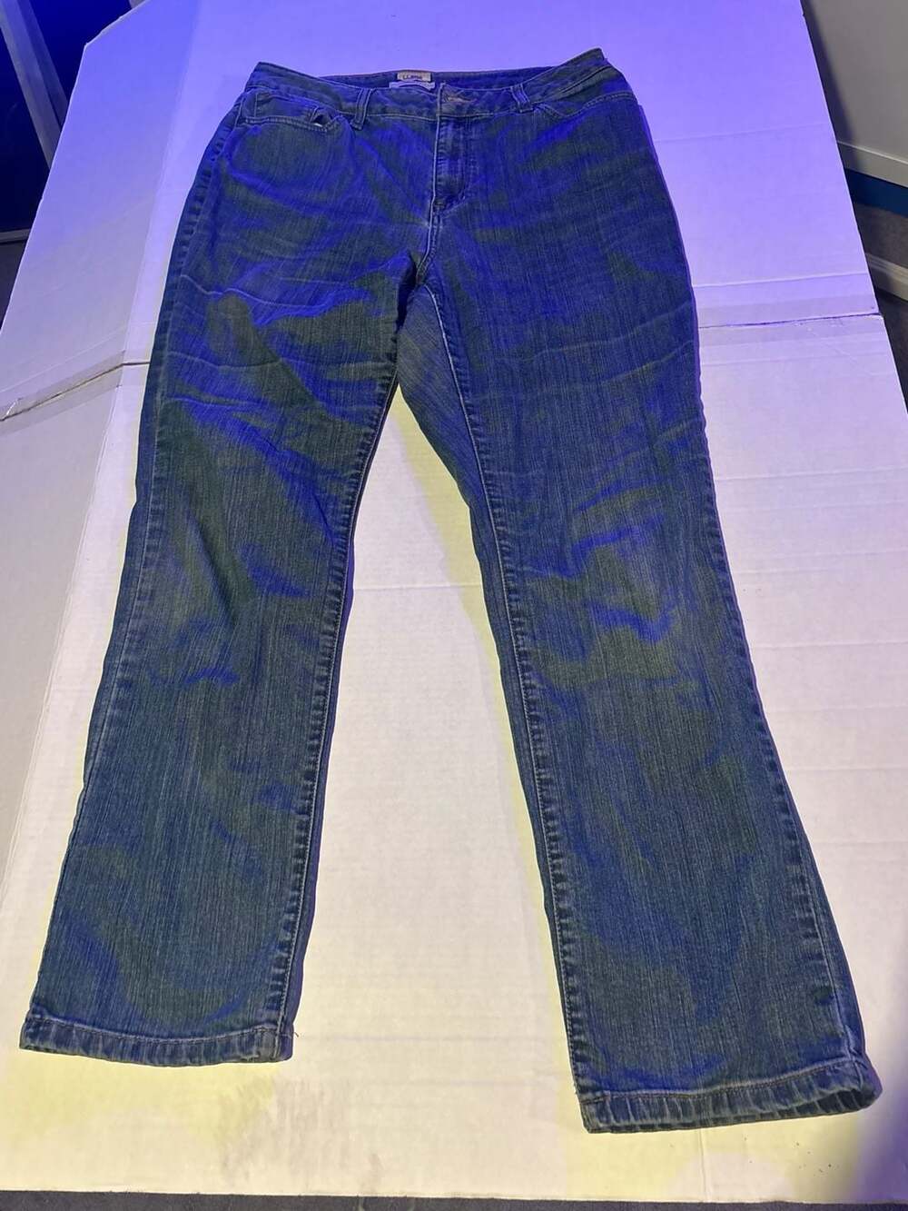 LL Bean Classic Fit Jeans Size 10 Reg Blue Denim Stretch